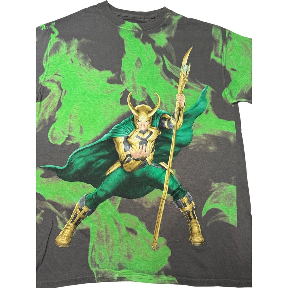 Marvel Comics Loki Thor Retro Comics Avengers T Shirt Size Medium Superhero